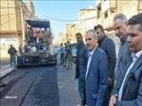 بازدید میدانی سرپرست فرمانداری رباط کریم از پروژه های عمرانی محله های پرندک و جاده شهدا