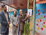 نواخته شدن زنگ هوای پاک در مدرسه شهید خلج شهرستان رباط کریم