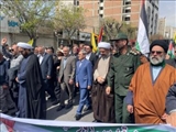 فریاد مظلومیت فلسطین در شهرستان رباط‌کریم همزمان با سراسر کشور طنین‌انداز شد