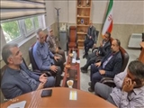 بازدید معاون سیاسی، امنیتی و اجتماعی فرمانداری رباط کریم از اداره فرهنگ و ارشاد اسلامی