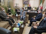 دیدار فرماندار رباط کریم با مدیر کل حراست بنیاد شهید و امور ایثارگران شهرستان های تهران بزرگ