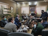 حضور اعضای شورای تامین شهرستان رباط کریم در فرمانداری