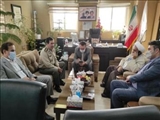دیدار فرماندار رباط کریم با نماینده ستاد انتخاباتی استان تهران