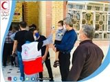 طرح حامیان سلامت هلال احمر در انتخابات  رباط کریم اجرا شد