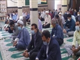 اقامه نماز عبادی سیاسی فرماندار رباط کربم در مصلی نصیرشهر