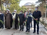 گلباران مزار شهدای شهرستان رباط کریم با حضور فرماندار