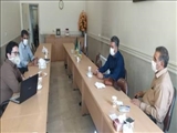 جلسه بررسی مشکلات ونواقصی شبکه کانال محمدیه در شهرستان رباط 