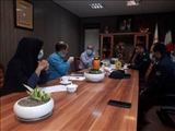 نشست صمیمی رئیس اداره بهزیستی رباط کریم بامسئول حراست و مسئول مراقبت در برابر آسیبهای اجتماعی آموزش پرورش و معاون اجتماعی نیروی انتظامی در ستادبهزیستی رباط کریم