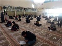 مسابقه کتابخوانی در مسجد جامع امام علی(ع) شهر پرند برگزار شد + عکس