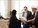 دیدار فرمانداربا خانواده شهیدان؛جعفر قیدرلو و احمد طاهری وحید بمناسبت ایام الله دهه مبارک فجر