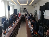 جلسه قرار گاه خدمت با حضور فرماندار در شرکت عمران پرند برگزار شد 