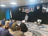 نشست بصیرتی و هم اندیشی بسیج ادرات شهر پرند با فرماندار در سپاه پرند