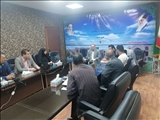 جلسه مدیران عامل و رانندگان سازمان حمل و نقل تاکسی و اتوبوسرانی با فرماندار