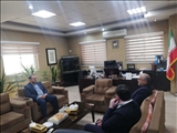 معاون واعضای ستاد بازسازی عتبات وعالیات استان تهران با فرماندار رباط کریم دیدار کردند 