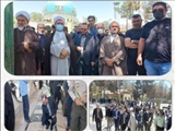 همزمان با هفته دولت گلزار شهدای شهرستان رباط کریم  گلباران شد