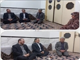 تجلیل و دیدار فرماندار شهرستان رباط کریم با خانواده شهید نوایی نسب 
