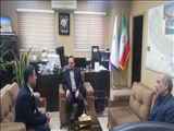 دیدار  سرپرست منابع آب شهرستان رباط کریم با فرماندار 