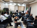 دیدار رئیس اورژانس هوایی استان تهران با فرماندار رباط کریم 