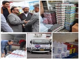 با حضور فرماندار بسته معیشتی به زلزله زدگان شهرستان خوی ارسال شد 