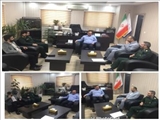 دیدار فرماندهان سپاه پاسداران شهرستان رباط کریم  با فرماندار 
