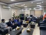 دیدار مدیر کل راه آهن استان تهران با فرماندار رباط کریم 
