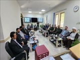 بمناسبت هفته قوه قضائیه فرماندار رباط‌کریم بهمراه معاونین با رئیس دادگستری و دادستان دیدار کرد