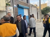 ازدید فرماندار رباط کریم از روستاهای سفیدار و شترخوار در راستای  بررسی مشکلات روستاییان