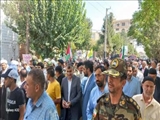 شهرستان رباط‌کریم هم صدا با سراسر ایران فریاد مرگ بر اسرائیل سرداد