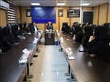 تجلیل سرپرست فرمانداری شهرستان رباط‌کریم از بانوان شاغل در فرمانداری
