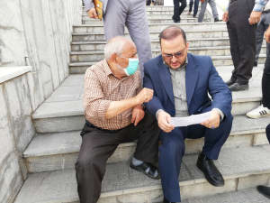 ملاقات مردمی فرماندار با کشاورزان