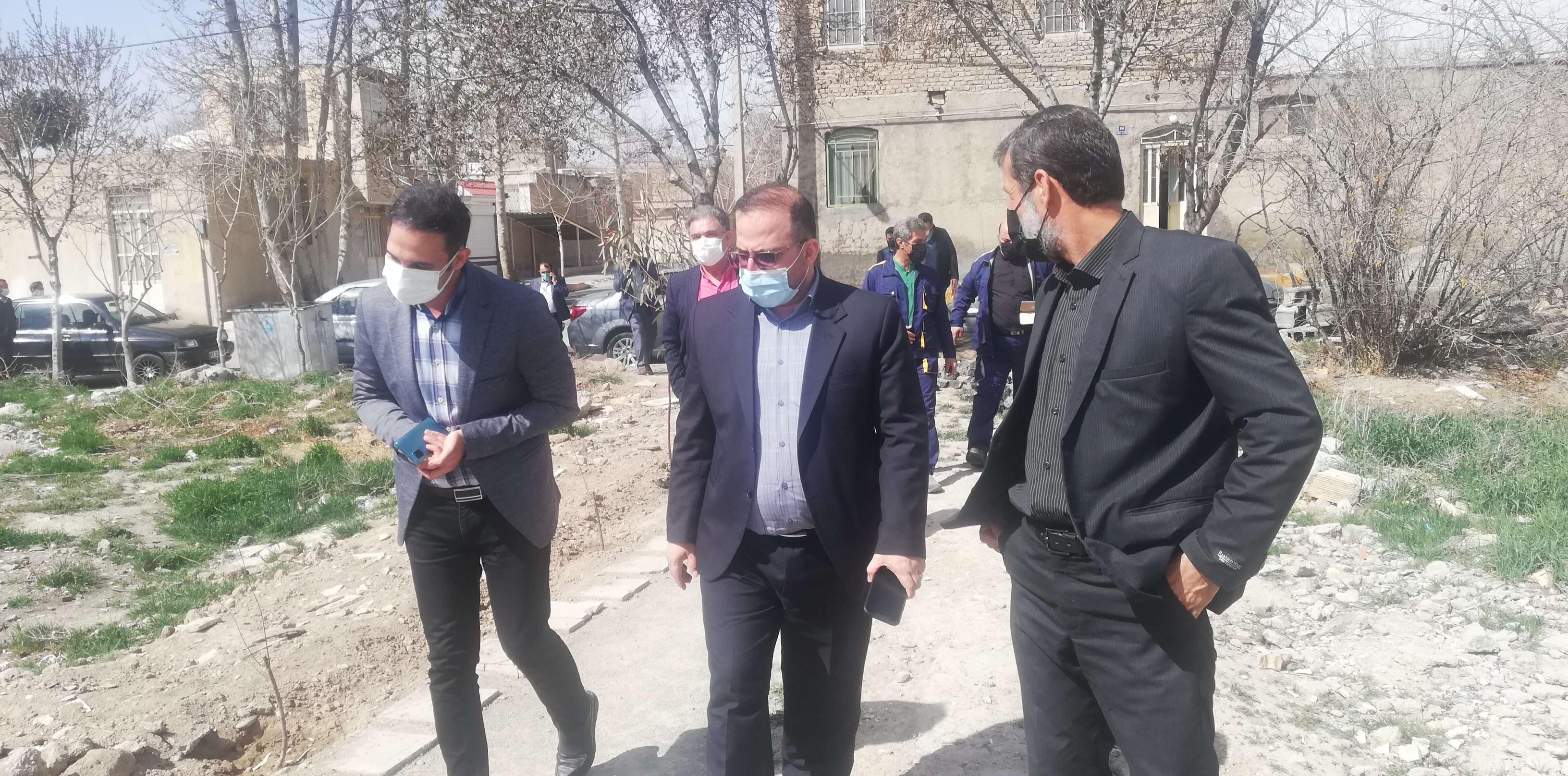 بازدید میدانی فرماندار از روستای حصار مهتر 
